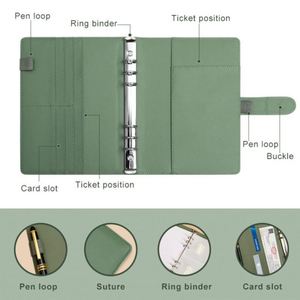 Vente en gros usine : Classeur de budget en plastique avec 100 enveloppes pour économies, planificateur de budget, enveloppes pour espèces, style professionnel, imprimé sérigraphié - Product Image 3