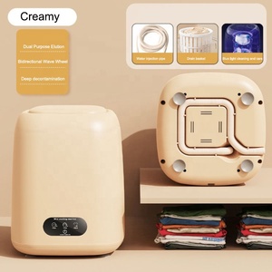 Mini <span class=keywords><strong>machine</strong></span> à <span class=keywords><strong>laver</strong></span> semi-automatique à double usage pour les petits sous-vêtements intimes pour les dortoirs Outil de nettoyage ménager - Product Image 2