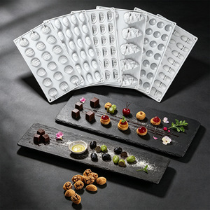 <b>Silicone</b> Mold Set For <b>Baking</b> Chocolate Candy Cake Decoration With Various Shapes And Sizes For Home And Commercial Use - Product Image 1