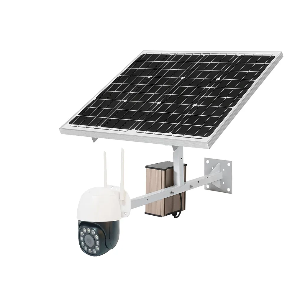 1080P cctv Solar security camera solar powered wifi camera built in lithium battery camera