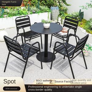 طاولة تخييم خارجية قابلة للطي من الألومنيوم خفيفة الوزن ومتينة وعصرية مع مجموعة وسائد - Product Image 4