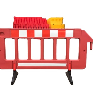 Barriera stradale 2m, barriera stradale in plastica, barriera per recinzione stradale - Product Image 4