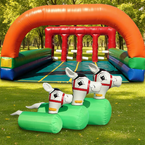 WINSN Fun Derby, course de chevaux gonflable, <span class=keywords><strong>jeu</strong></span> de course de <span class=keywords><strong>poney</strong></span> gonflable, <span class=keywords><strong>jeu</strong></span> de derby à vendre - Product Image 1