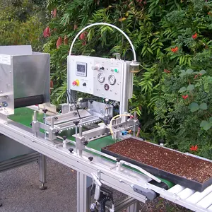 אוטומטי מזרעת מכונה Suppliers-Skyplant אוטומטי ירקות מזרעה זריעת מכונה קו שתיל מגש אורז זרע משתלת זריעה מכונה