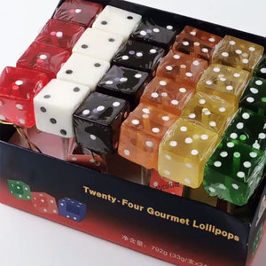 Wholesale Halal Sweet Dice Shape Cube <strong>Sugar</strong> Drop Coated Jelly <strong>Candies</strong> Hard Cube <strong>Candy</strong> Lollipop - Product Image 4