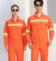 Vêtements de travail de sécurité, combinaison thermique haute visibilité, respirante, anti-poussière, résistante à l'eau, en coton, pour les travailleurs du bâtiment