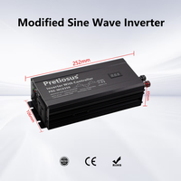 Onduleur Pretiosus avec contrôleur 350W 350 watts onduleur à onde sinusoïdale modifiée DC 12V à AC 220V 30A convertisseur de puissance