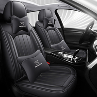 Moderner Autositzbezug aus Voll-PU-Leder, Sommer-Kühlung, Universelle Passform, Sitzkissen mit Premium-Leder für Alle Jahreszeiten