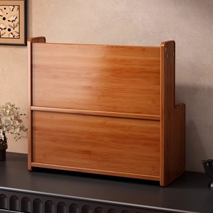 Solid wood sideboard, wall-mounted integrated storage cabinet, modern minimalist kitchen cabinet, <b>home</b> tea and water storage - Product Image 1