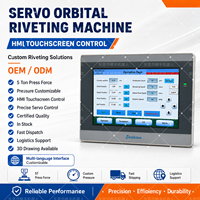 Machine à riveter orbitale électrique automatique de haute précision de 10 tonnes pour rivets solides avec outils de rivetage personnalisés