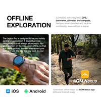 Reloj Inteligente W1 Pro con GPS, Mapa sin Conexión, Resistente al Agua 5ATM IP68, Llamadas por Bluetooth, 370mAh, 2025, para Hombre y Mujer