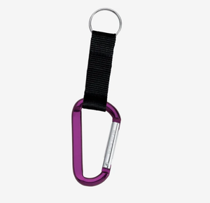 Porte-clés mousqueton personnalisé avec logo, clip métallique promotionnel, cadeau d'entreprise, accessoire de voyage et de camping en plein air - Product Image 2