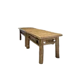 <b>Bamboo</b> Garden Set <b>Table</b> And Chairs 45x35x90 Cm Asian Style Outdoor Furniture For Garden Seating - Product Image 5