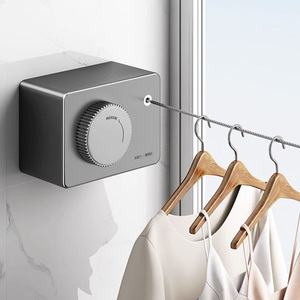 Ownswing quần áo có thể thu vào quần áo xách tay nhiệm vụ nặng nề trong nhà và ngoài trời dòng giặt quần áo máy sấy với dây có thể điều chỉnh - Product Image 5