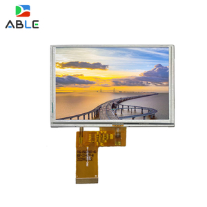 โมดูลจอแสดงผล TFT LCD ขนาด 5 นิ้ว ความละเอียด 800*480 อินเทอร์เฟซ RGB ความสว่างสูง 500 หน้าจอสัมผัสแบบ Resistive - Product Image 2