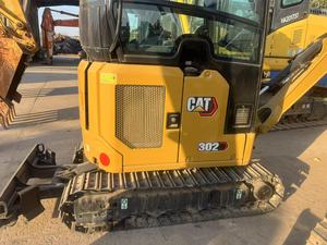 รถขุดขนาดเล็กมือสอง Caterpillar CAT302CR ราคาถูก 3 ตัน เครื่องยนต์ Kobelco ได้รับการรับรองมาตรฐาน CE รุ่นปี 2022 ความจุบุ้งกี๋ 0.3 ลูกบาศก์เมตร พร้อมส่งออก - Product Image 3