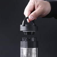 Thermoses en titane 400ML poche Portable café thé bouteille d'eau Ti tasse isolée élégant flacons à vide