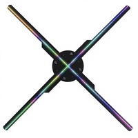 Ventilateur holographique 3D INM 60CM, projecteur holographique LED avec 1080p pour affichage publicitaire intérieur/extérieur OEM