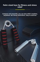 Entrenador de Fuerza de Mano GYA Steel Cross-border para Hombres, Dispositivo Profesional de Entrenamiento de Fuerza para Dedos y Muñecas