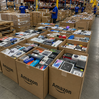 Palette de retours de la boîte mystère Amazon pour appareils numériques : tablettes, ordinateurs portables, consoles de jeux, enceintes, montres connectées pour les vendeurs e-commerce