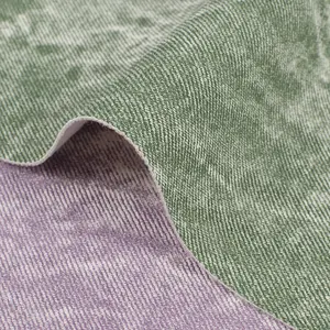 Nouveau design de tissu de lavage de denim de mode cuir synthétique tissu de rouleau de cuir PU écologique pour la fabrication de chaussures et de sacs