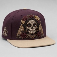 Casquette Snapback à visière plate, imprimée, 5 panneaux, style Trucker, avec face en mousse et filet, style West Coast Gothic Chicano Urban Streetwear, en gros