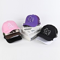 Gorra de Béisbol Deportiva Ajustable para Exteriores, Bordado 3D, Protección Solar, Tela de Malla, Cierre de Hebilla Metálica, Unisex, Estilo Pescador