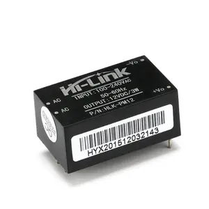 AC-DC 220V à 12V Buck abaisseur Module d'alimentation convertisseur commutateur domestique Intelligent HLK-PM12 Module d'alimentation