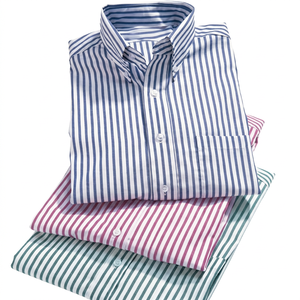 Men's Casual <b>Shirt</b> 100% Cotton Turn-down Collar Quick Dry & Eco-Friendly - Product Image 1