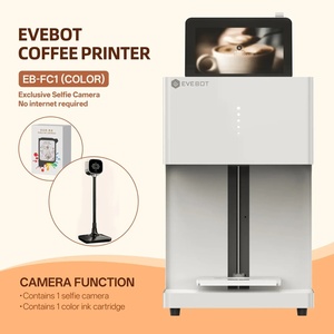 EVEBOT Commercial Professional Automatic Coffee Latte Art Machine Inkjet Technology Stainless Steel Customizable Capacity - Product Image 2