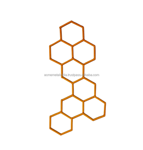 ศิลปะผนังโลหะโบราณที่มีสไตล์สีส้มเคลือบเสร็จสมบูรณ์แบบสำหรับการตกแต่งแขวนในร่มกลางแจ้งและการตกแต่งบ้านที่ทันสมัย - Product Image 1