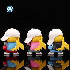 3 uds <span class=keywords><strong>gorra</strong></span> mochila Pikachu figura Anime dibujos animados ratón eléctrico muñeca estatua de juguete - Product Image 5