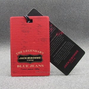 Trang Phục Treo Thẻ Đu Thiết Kế Tùy Chỉnh Biểu Tượng Cổ Điển Các Tông Giấy Nhãn Hàng May Mặc Và Hangtags Cho Quần Jean - Product Image 2
