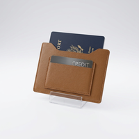 Dompet Perjalanan PU Unik untuk Perjalanan Bisnis, Tempat Kartu Bank Multiguna, Kapasitas Besar, Hadiah Promosi Perusahaan Agen Perjalanan