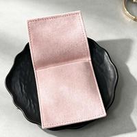 Pochette à bijoux en microfibre avec logo personnalisé, souple et pliable, pour ranger les colliers, les bagues, les boucles d'oreilles, emballage cadeau pour bijoux
