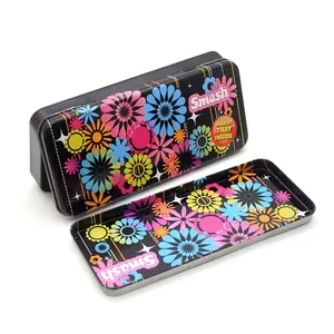 School student tinplate pen tin box metal tin case pencil tin