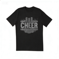Feuilles de transfert thermocollantes personnalisées pour motifs de cheerleading, avec strass en cristal thermocollants, vente en gros