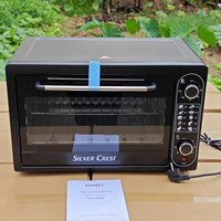 Four électrique intelligent en acier inoxydable 48L, facile à nettoyer, multifonctionnel, pour la cuisson du pain, le grillage et le barbecue extérieur, usage domestique