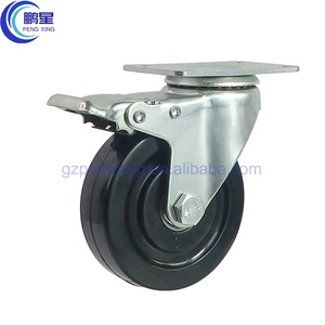 <span class=keywords><strong>Roulette</strong></span> à <span class=keywords><strong>roulette</strong></span> de haute qualité ESD, fabricants, <span class=keywords><strong>roulette</strong></span> en caoutchouc noir, 75mm, compensés antistatiques, pivots sans serrure - Product Image 2