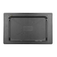 PC industriel tactile encastrable, écran 15,6/18,5/21,5 pouces, sans ventilateur, étanche IP65, 500 nits, processeur I7, ordinateur Linux