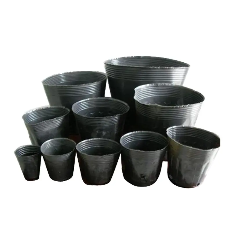 Seedling tray nutrition cup disposable black grow bag large planting plastic seedling tray nutrition bowl