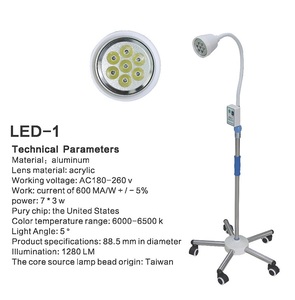 Sàn đứng kiểm tra đèn LED phẫu thuật Nha khoa Ánh sáng di động dẫn kiểm tra ánh sáng - Product Image 2