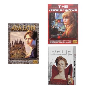 Avalon <span class=keywords><strong>Coup</strong></span> Rebellion Versione Inglese <span class=keywords><strong>Gioco</strong></span> <span class=keywords><strong>da</strong></span> <span class=keywords><strong>Tavolo</strong></span> con Carte e Identità Segrete per Feste Informali e Ragionamento Sociale - Product Image 2