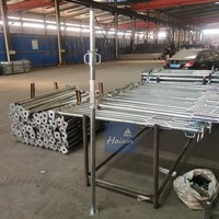 Étais de coffrage télescopiques réglables en acier Q235 pré-galvanisé HXHT pour la construction, capacité personnalisable