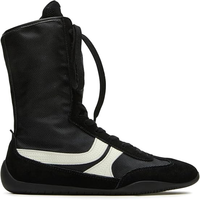 Bottes à lacets personnalisées en gros pour femmes, bottes mi-mollet à imprimé vache pour femmes, bout rond avec fermeture éclair latérale