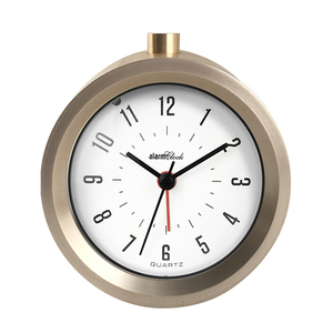 Deheng Design unico tavolo da scrivania meccanico in metallo dorato da 4 pollici per caffè dell'hotel piccola sveglia con luce notturna - Product Image 4