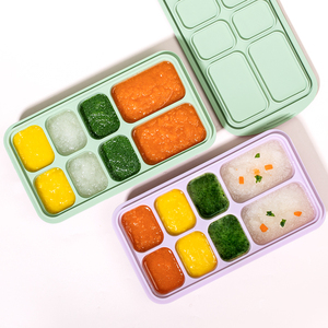 Moule à sucettes glacées pour lait maternel pour bébé, en silicone de qualité alimentaire, sans BPA, capacité de 420 ml, plateau de congélation pour aliments pour bébés faits maison, distributeur de fruits - Product Image 3