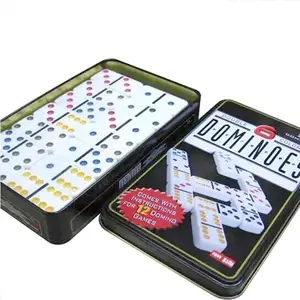 Mahjong personalizado em estoque, conjunto de jogo de família de viagem de material acrílico mah-jongg