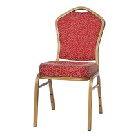Chaises de banquet pliantes en métal empilables de style moderne avec dossier ailé et pieds sabre pour événements de mariage, hôtels, salles à manger et salons extérieurs