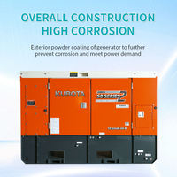 KUBOTA 5/6/8/10/12/15/20/25/30/35 KW/KVA 400V 50/60Hz Ein-/Dreiphasig 3000 U/min Leiser Mobiler Generator mit ATS